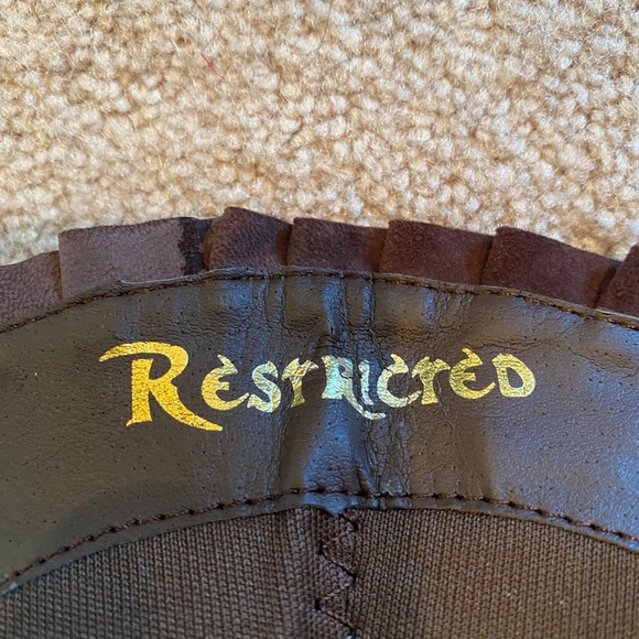 Restricted Brown Suede Button Detail Boots Size 8 - Picture 11 of 11